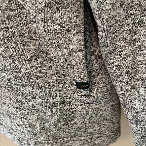 Orvis Men's Sherpa-Lined 1/4-Zip Pullover Sweater Heather Gray Size M - Picture 4 of 11